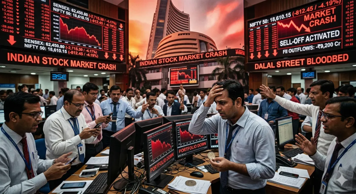 Indian stock market crash